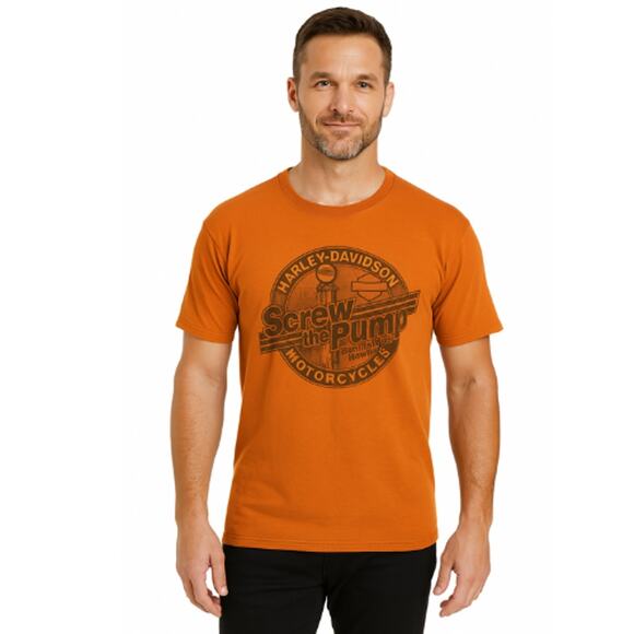 Harley Davidson Other - Harley-Davidson “Screw the Pump” Graphic Tee – EUC Size Large